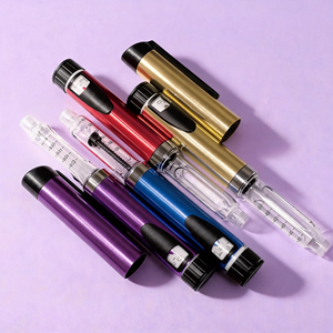 Aluminum Alloy V3 Portable Liquid Delivery <b>Pen</b> Reusable Precision Dosing Tool <b>Refillable</b> Handheld Beauty Care Applicator Device - Product Image 1