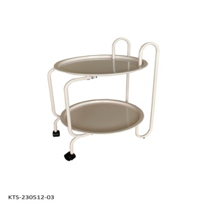 Vietnam Indoor <b>Furniture</b> <b>Trolley</b> Non-folding Double Floor Type Living Room Minimalist Multifunction Lumetal Storage Holders - Product Image 1