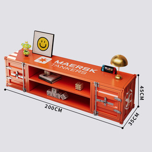 <span class=keywords><strong>Meuble</strong></span> <span class=keywords><strong>TV</strong></span> mobile de style <span class=keywords><strong>industriel</strong></span> avec étagères métalliques pour salon, table basse, <span class=keywords><strong>meuble</strong></span> <span class=keywords><strong>TV</strong></span> décoratif en fer pour mur d'arrière-plan, <span class=keywords><strong>meuble</strong></span> <span class=keywords><strong>TV</strong></span> bas - Product Image 5