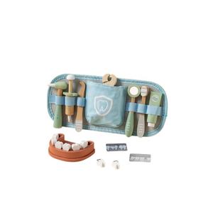 Ensemble de dentiste éducatif en bois pour enfants jouet de jeu de simulation pour 5-7 ans outil de simulation de médecin - Product Image 1