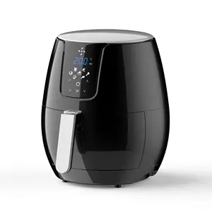New Style 3507B OEM 3.5L Liter 1500W 7 Cooking Presets House Use Black Touch Panel Control Turbo Hot Air Fryer Digital with LFGB