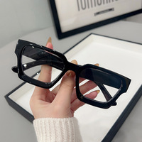 Montures de lunettes de vue carrées à monture complète, unisexes, tendance et simples, pour adultes, 2024