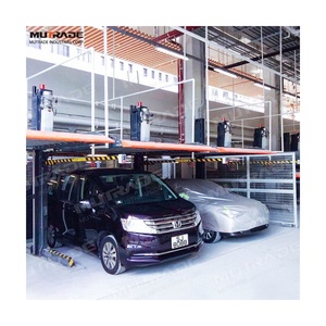 Sistema di Parcheggio Verticale Meccanico 2700kg, Sollevatore Idraulico a 2 Colonne per Stoccaggio Veicoli - Product Image 1