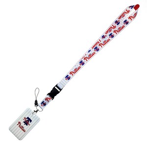 Estilo deportivo MLB Baseball League Club Cordones largos de poliéster Tarjeta de identificación Teléfono Sling Equipo de béisbol Cordones promocionales con soporte para identificación - Product Image 3