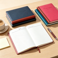 Carnet de planification magnétique Depai A5 en cuir PU, 140 feuilles de papier ligné épais, bord cousu, agenda quotidien, cadeau d'entreprise