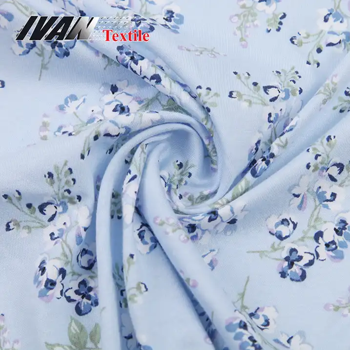 New Arrival High Quality Eco-Friendly Tear-Resistant Soft Comfortable Plain Lightweight Knit Viscose Cotton Single Jersey Print