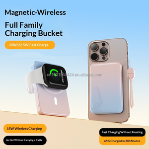 Power Bank Magnetico Premium 10000mAh per <span class=keywords><strong>Telefono</strong></span>, Orologio, Auricolari, <span class=keywords><strong>Ricarica</strong></span> <span class=keywords><strong>Wireless</strong></span> Rapida 15W <span class=keywords><strong>con</strong></span> Cavo, Cordino, Uscita USB-C PD 20W - Product Image 3