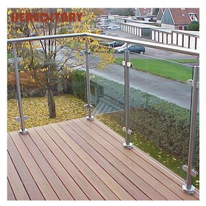 Balustrades et poteaux en acier inoxydable pour balcon, designs de garde-corps en <span class=keywords><strong>verre</strong></span> pour <span class=keywords><strong>terrasse</strong></span>, pour la décoration intérieure - Product Image 4