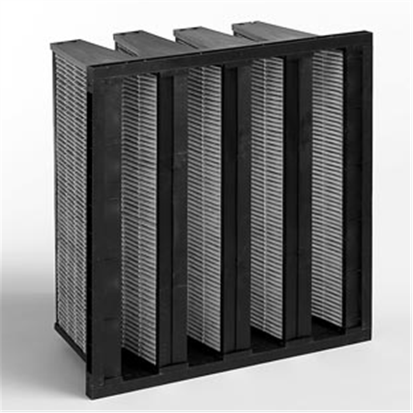 Hvac Ahu система активный углерод V W тип компактные Hepa воздушные химические фильтры