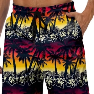 Maillot de bain pour homme à motif hawaïen, design 3D personnalisé, short de plage sport taille mi-haute avec poches, pour la gym et le fitness - Product Image 6