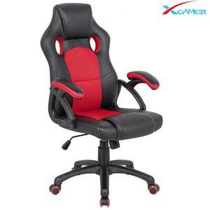 Chaise de jeu Silla <span class=keywords><strong>Gamer</strong></span> en promotion, confortable, en cuir PU, pivotante, inclinable, avec refroidissement et hauteur réglable - Product Image 2