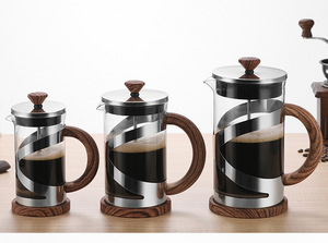 Cafetière à piston en acier inoxydable et plastique de 350 ml/600 ml/1 L, <span class=keywords><strong>filtre</strong></span> à café expresso, cafetière à piston portable - Product Image 6