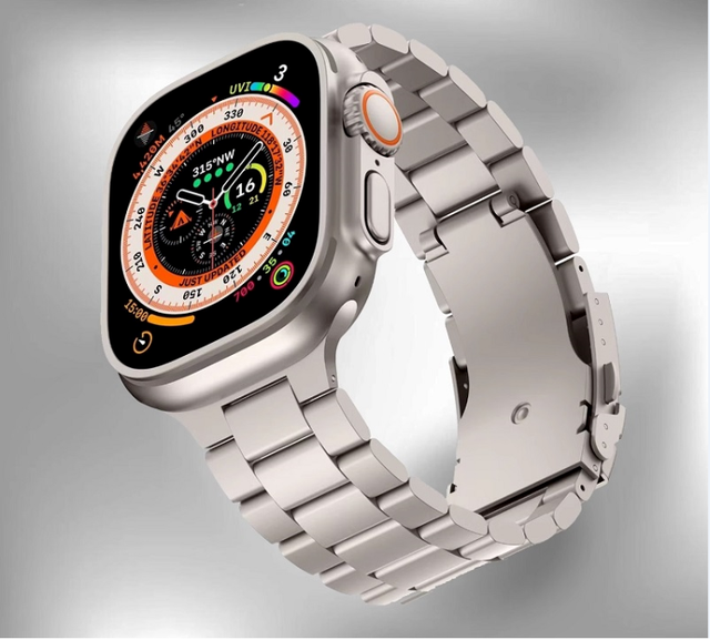 BEAEN Luxury Titanium Metal Watch ultra Band for Apple Watch Series for Samsung Huawei 22mm 38 mm 40 mm 41mm 42mm 44mm 45mm