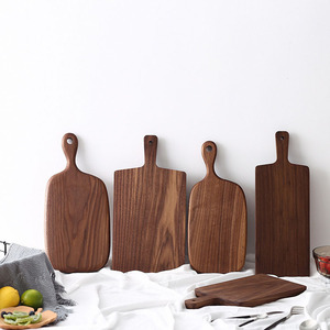 Planche à découper carrée en noyer noir d'Amérique du Nord, écologique, antibactérienne, épaisseur 1,5 cm, sans danger pour les aliments, pour la cuisine - Product Image 1