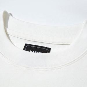 Drop Shoulder Box Fit Tee Shirts Homme Cotton Vintage Tee Shirts With Printed and Embroidery Logo - Product Image 4