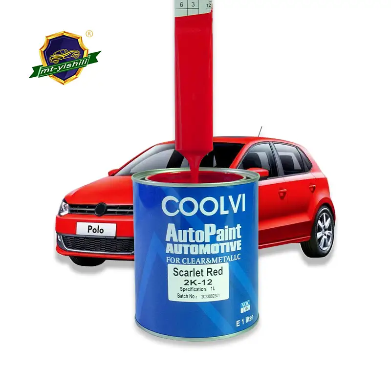 best selling paint car 2k Red Multi Function 2k car paint color chart paint primer