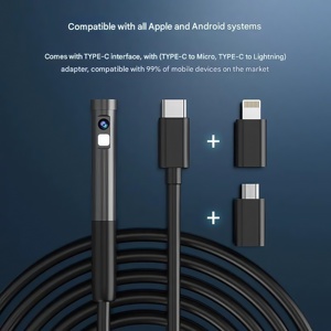 Endoscope à Double Lentille En Stock pour Téléphone Android Caméra Externe HD Détection Visuelle pour Entretien Automobile et Canalisations d'Égout - Product Image 3