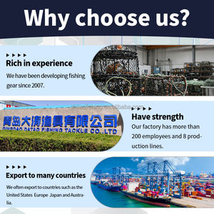 <span class=keywords><strong>Cage</strong></span> facile et pliable pour piège de pêche pour la pêche au crabe, aux crevettes et au homard - Product Image 6