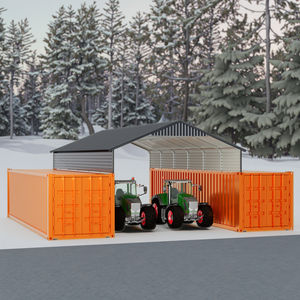 โรงจอดรถทำจากเหล็ก SGC1919-H485ใช้ในโรงจอดรถภาชนะโลหะ - Product Image 5