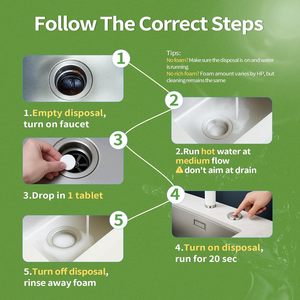 Pastiglie deodoranti per deodoranti per scarichi biodegradabili biodegradabili con schiuma potente - Product Image 4