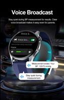 Reloj Inteligente Deportivo para Mujer con Análisis de Composición Corporal, ECG y Cristal Nanosuperconductor, Ideal para Ciclismo