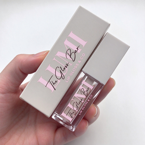 Conteneur de gloss à lèvres en plastique transparent rond de 5 ml, tube de gloss à lèvres de 6 ml avec applicateur, emballage personnalisé pour gloss à lèvres - Product Image 3