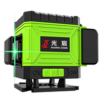 Niveau laser vert 3D multidirectionnel avec fonction d'auto-nivellement pour l'installation au sol et au mur, idéal pour les entrepreneurs sur chantier