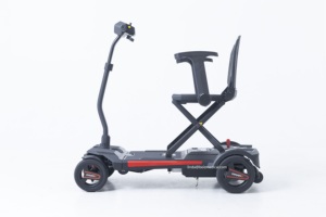 Scooter eléctrico plegable automáticamente con amortiguador MULTI LINK que proporciona absorción de impactos y previene vuelcos para personas con discapacidad-BZ-3473 - Product Image 5