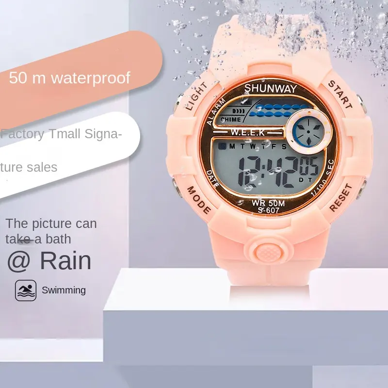 <span class=keywords><strong>Sport</strong></span> Heren Horloge 5ATM Waterdichte Digitale Horloges