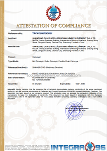 <span class=keywords><strong>CE</strong></span> sertifikalı bant konveyör makineleri-ağır sanayi üretimi için - Product Image 6