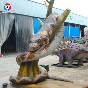 A Grandezza naturale Animatronic Simulazione Animale Serpente Avvolgere la Albero - Product Image 6