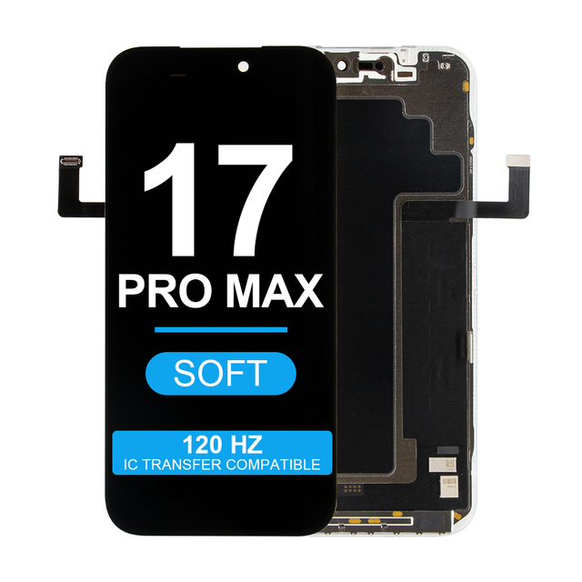 New Arrival 1:1 Size Faruix OLED Screen for 17 Pro Max Soft OLED 120HZ Ecran Phone Display Replacement for Iphone 17 Pro Max