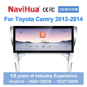 Navihua New Design 12.3'' Android Car for Toyota Camry 2012-2014 Radio GPS Navigation Multimedia Carplay <b>Auto</b> Stereo DSP Player - Product Image 1