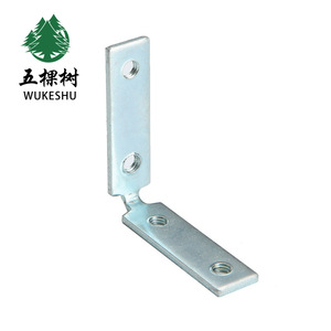 Support d'angle Wukeshu en acier laminé à froid de 3 mm, zingué, pour portes, fenêtres et armoires en aluminium - Product Image 5