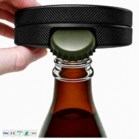 Boîtes à snus en aluminium personnalisées usinées CNC, hermétiques, anti-poussière, anti-humidité, ouverture facile, fonction ouvre-bouteille rouge, micro-usinage