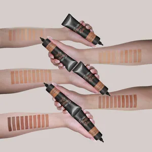 Sunisa krim BB alami Matte cair, krim CC Foundation bantalan jamur Concealer tahan air pemutih krim BB alami