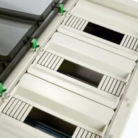 Boîtier de distribution électrique en plastique étanche IP65 pour extérieur, série HA, 36 voies, 220V-380V, avec disjoncteur MCCB