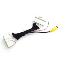 40pin Araba Arka Kamera Geri Vites RCA Video Dönüştürme Kablosu DC Fişi Nissan Teana 2019 için Orijinal Monitör Bağlantı Adaptörü 2 m