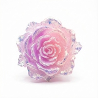 Poudre violette Qijun, luciole, rose luminescente, bricolage, épingle à cheveux faite à la main, coque de téléphone portable, matériau en résine, accessoires de bijoux en résine
