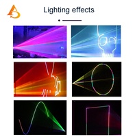 Projecteur laser LED RVB quatre yeux pleine couleur pour fête, scène et discothèque