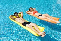 Flotteur gonflable Lilo de piscine de matelas d'air portatif de PVC pour le matelas d'eau de divertissement pour l'article promotionnel