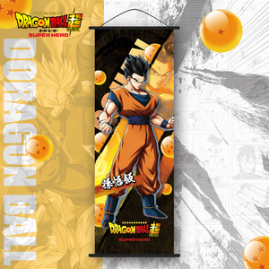 Affiche murale en tissu 70*25cm, 14 motifs, Anime japonais <span class=keywords><strong>Dragon</strong></span> <span class=keywords><strong>Ball</strong></span> <span class=keywords><strong>Z</strong></span>, <span class=keywords><strong>Broly</strong></span>, défilement mural - Product Image 3