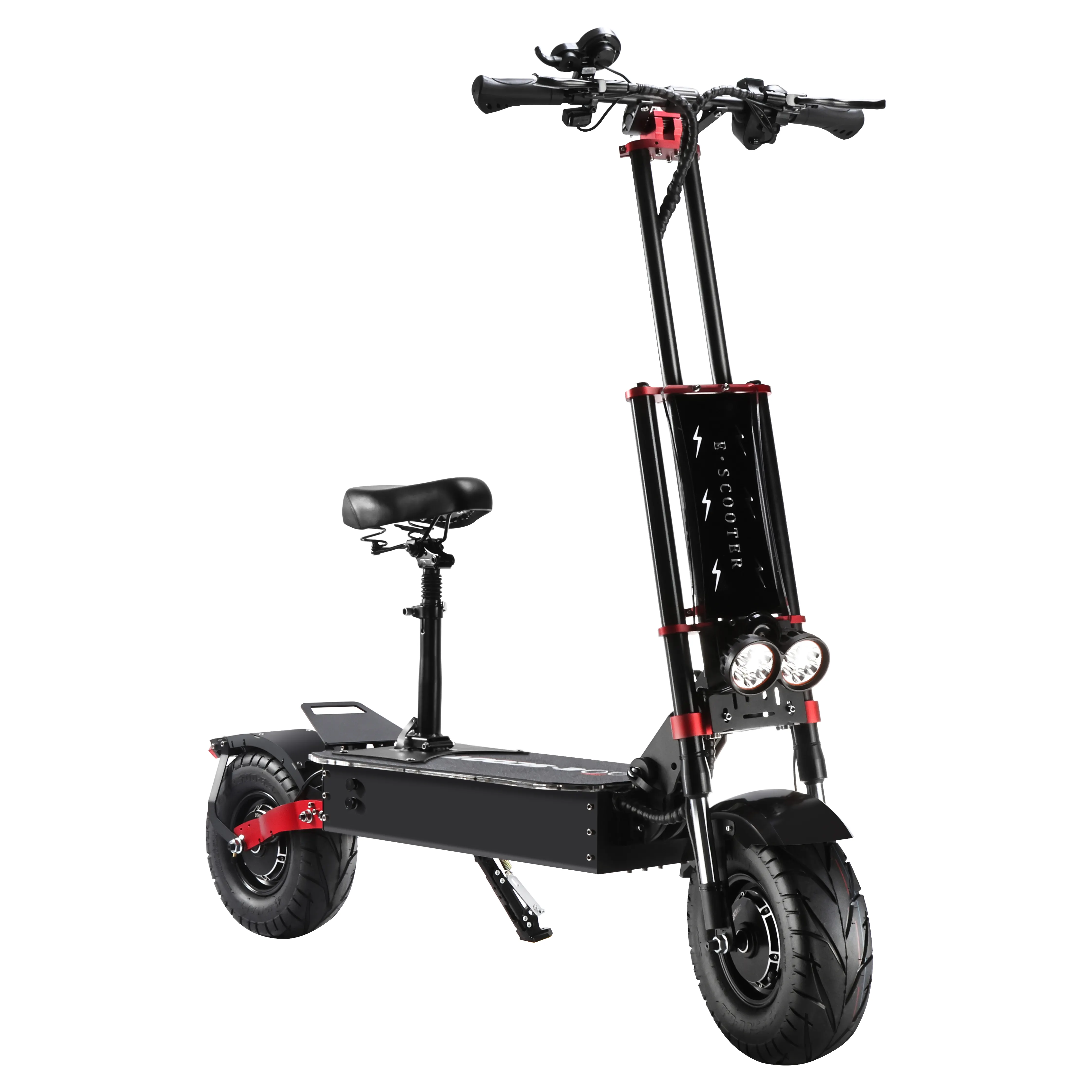 Dual motor drive 8000W 13 inch foldable off road electric scooter 85KMH 140KM Long range e scooter stock in EU UK USA China