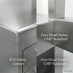 Mesa de <span class=keywords><strong>Laboratorio</strong></span> de Acero Inoxidable 304 de Alta Resistencia, Fabricada a Medida, SEFA8, 1102lbs, Banco de Trabajo de <span class=keywords><strong>Laboratorio</strong></span> Montado en la Pared para <span class=keywords><strong>Laboratorio</strong></span> de Patología - Product Image 6