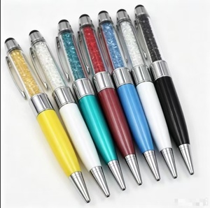 แฟลชไดรฟ์ USB 2.0 แบบปากกาโลหะ อุปกรณ์สำนักงาน หลายสี สลักโลโก้ตามสั่ง - Product Image 4