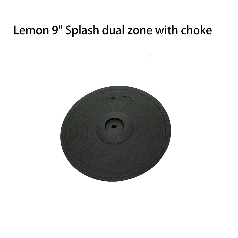 Platillo con choke para salpicaduras de limón, 9 ", doble zona, tambor electrónico