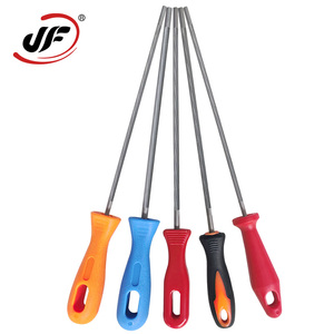 Lime à tronçonneuse en acier trempé, lime ronde universelle avec poignée pour affûter les chaînes en acier et en aluminium, facile à utiliser - Product Image 4