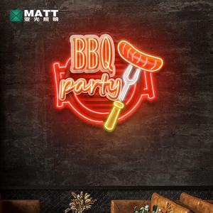 Letreros de Neón Personalizados con Logotipo de Negocio para Barbacoa, Luces LED de Neón para Restaurante, Hogar, Fiesta, Cervecería, Bar, Decoración de Pared - Product Image 4