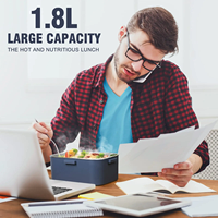 75W Auto LKW Home Work Tragbarer Lebensmittel wärmer 2 in 1 Heizung Lunchbox Auslaufs ichere Lebensmittel Elektrische Brotdose Lebensmittel heizung