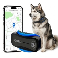GPS pour chien alimenté par l'IA avec surveillance cellulaire 24/7 de la santé et de l'activité, positionnement en temps réel, alertes géofences, LED sonore, étanche, en plastique